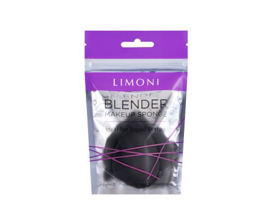 LIMONI Спонж для макияжа "Blender Makeup Sponge" Black фото 1