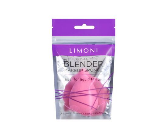 LIMONI Спонж для макияжа "Blender Makeup Sponge" Pink фото 1