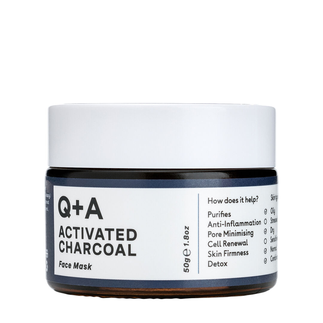 Очищающая маска для лица Activated Charcoal 50 гр QAACFM фото 1