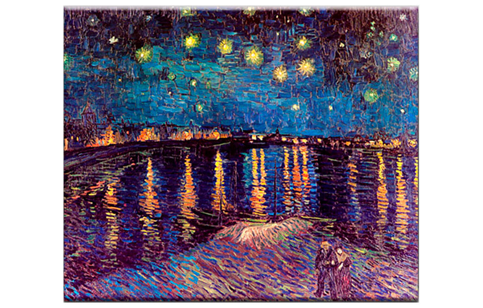 Картина на холсте «Звездная ночь за Роном» (60 х 50 см) Ангстрем