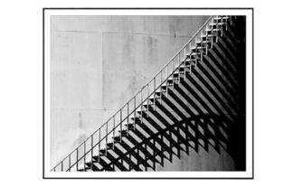Постер «Лестница откидывающая тень» (40 х 57 см) Ангстрем