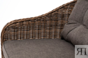 Двухместный диван Равенна коричневый 4sis