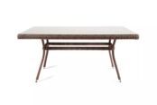 Обеденный стол Латте 140 см коричневый 4sis