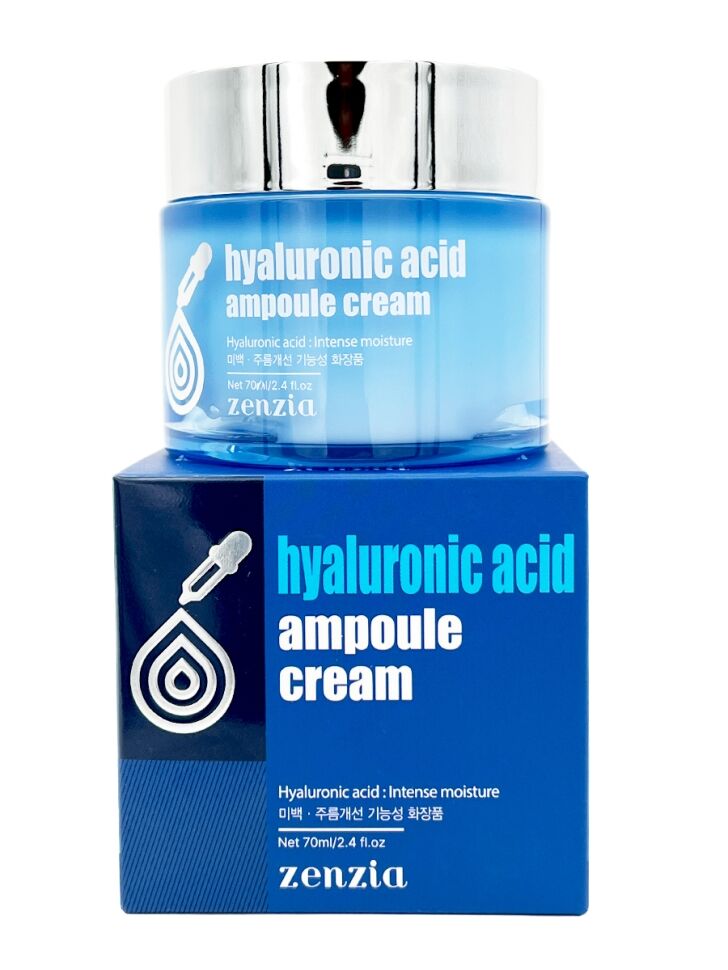 Zenzia Hyaluronic Acid Ampoule Cream Крем для лица с гиалуроновой кислотой
