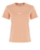 Хлопковая футболка MSGM 3441MDM500 оранжевый s