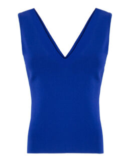 Топ из вискозы P.A.R.O.S.H. ROMA23D511591 синий l
