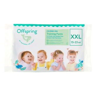 OFFSPRING Трусики-подгузники, Travel pack, XXL 15-23 кг