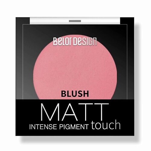 BELOR DESIGN Румяна для лица Matt Touch Тон 201 Лососевый MPL167427 фото 1