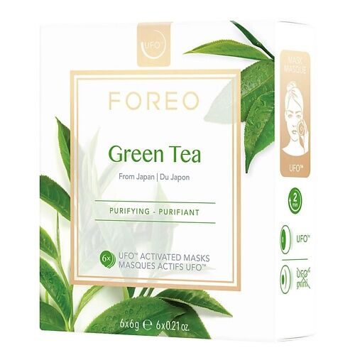 FOREO Очищающая маска для лица Green Tea для UFO MPL009016 фото 1