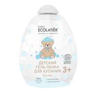 ECOLATIER baby Детский Гель-пенка для купания 3+ (Ecocert) ДОЙ-ПАК