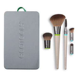 ECOTOOLS Набор кистей для макияжа (5 сменных насадок и 2 ручки) EcoTools In