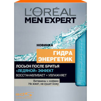 L'ORÉAL PARIS Лосьон после бритья "Гидра Энергетик, Ледяной эффект" восстан