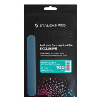 STALEKS Сменные файлы для пилки прямой Staleks Pro Exclusive 22, 100 грит