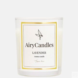 AIRYCANDLES Свеча ароматическая LAVENDER  с деревянным фитилем