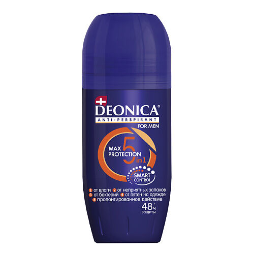 DEONICA Антиперспирант 5Protection FOR MEN (ролик) 50 MPL015709 фото 1