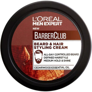 L'OREAL PARIS Men Expert Barber Club Крем-стайлинг для Бороды  + Волос, с м