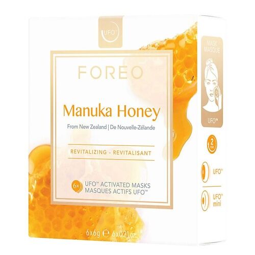 FOREO Омолаживающая маска для лица Manuka Honey для UFO/UFO mini MPL009019 фото 1