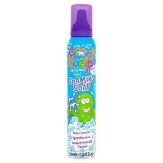 KIDS STUFF Мусс-пена для детских забав и купания в ванной голубая Crasy Soa