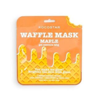 KOCOSTAR Омолаживающая вафельная маска для лица «Кленовый сироп»
