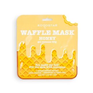 KOCOSTAR Питательная вафельная маска для лица «Медовое удовольствие» Waffle