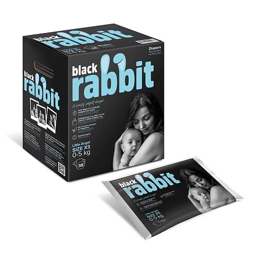 BLACK RABBIT Подгузники на липучках