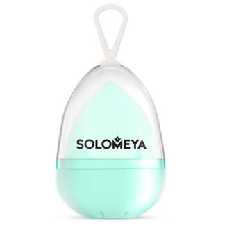 SOLOMEYA Вельветовый косметический спонж для макияжа Тиффани Microfiber