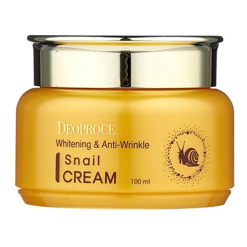 Whitening And Anti-Wrinkle Snail Cream Крем для лица с муцином улитки 100 М