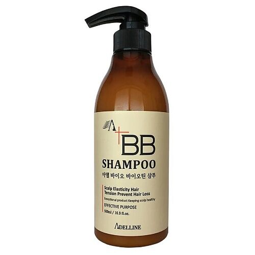 ADELLINE ВВ шампунь против выпадения волос с био биотином