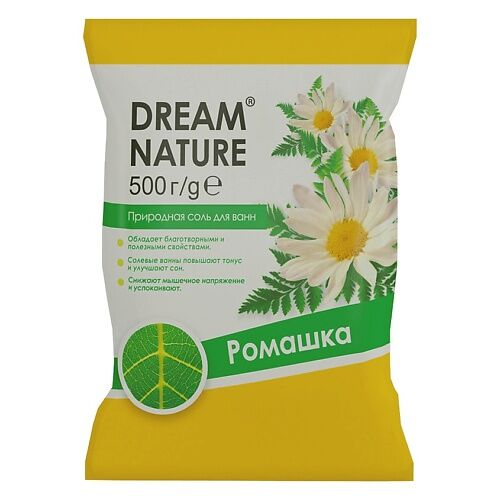 DREAM NATURE Природная соль для ванн "Ромашка" MPL012039 фото 1