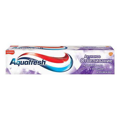 AQUAFRESH Зубная паста активное отбеливание AQF000015 фото 1