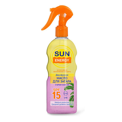 Sun Energy Двухфазное масло для загара SPF 15 MPL059713 фото 1