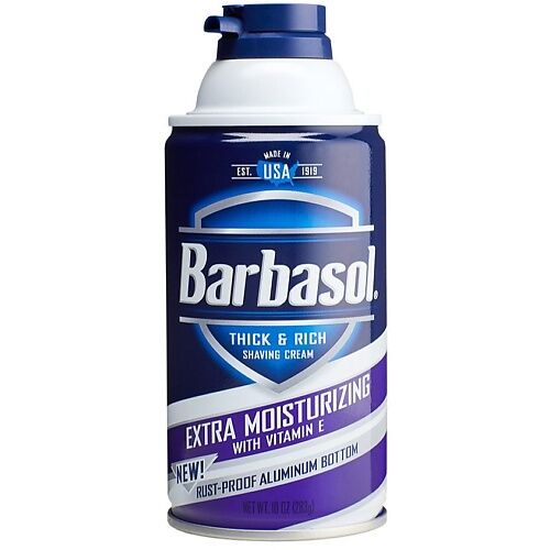 BARBASOL Крем-пена для бритья увлажняющая Extra Moisturizing Shaving Cream