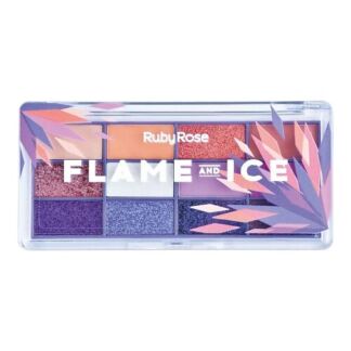 RUBY ROSE Палетка теней для век Flame and ice