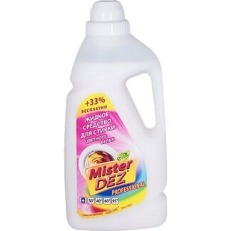 MISTER DEZ Eco-Cleaning PROFESSIONAL Жидкое средство для стирки цветных тка