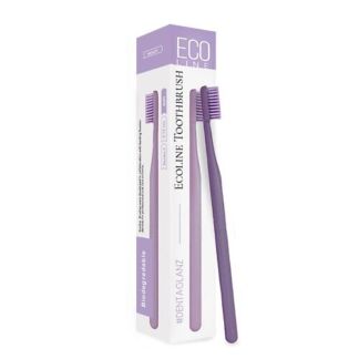 #DENTAGLANZ Зубная щетка Ecoline VIOLET