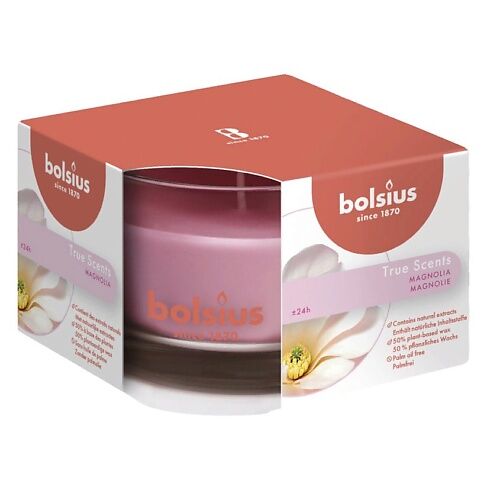 BOLSIUS Свеча в стекле арома True scents магнолия MPL094874 фото 1