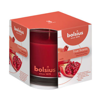 BOLSIUS Свеча в стекле арома True scents гранат