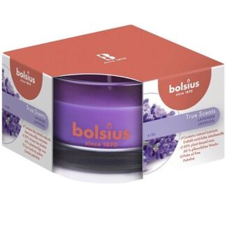 BOLSIUS Свеча в стекле арома True scents лаванда