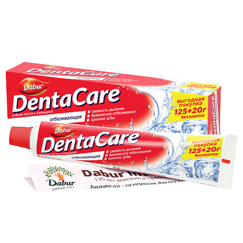 DABUR DENTACARE Зубная паста с кальцием DentaCare ОТБЕЛИВАЮЩАЯ 145 MPL100267 фото 1