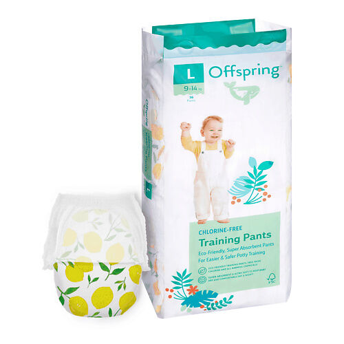 OFFSPRING Трусики-подгузники, L 9-14 кг Лимоны MPL106278 фото 1