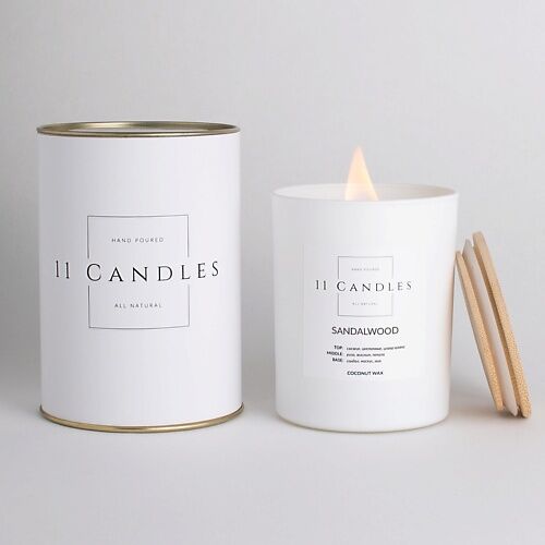 11 CANDLES Ароматическая свеча "Sandalwood"