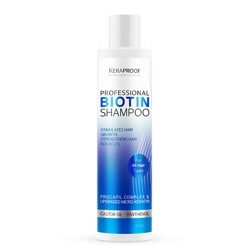 KERAPROOF Шампунь для роста волос Professional Biotin Shampoo