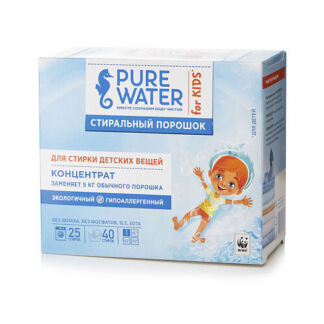 PURE WATER Стиральный порошок для детского белья