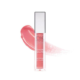 OK BEAUTY Легкий сияющий блеск для губ OK BEAUTY COLOR SALUTE LIGHT WEIGHT