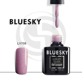 BLUESKY Гель-лак Luxury Silver Брызги шампанского