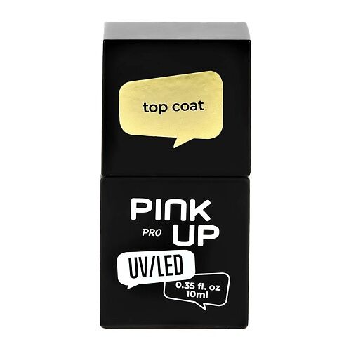 PINK UP Верхнее покрытие для ногтей PRO top coat MPL002689 фото 1