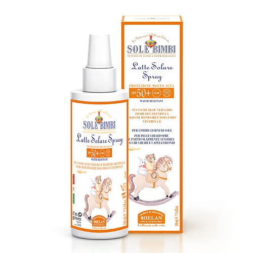 HELAN Детское молочко-спрей для защиты от солнца c фактором защиты SPF 50+