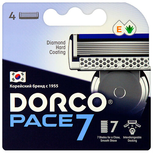 Сменные кассеты для бритья PACE7, 7-лезвийные