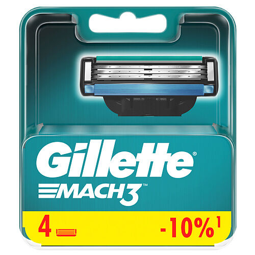 GILLETTE Сменные кассеты для бритья MACH3 XXX132202 фото 1