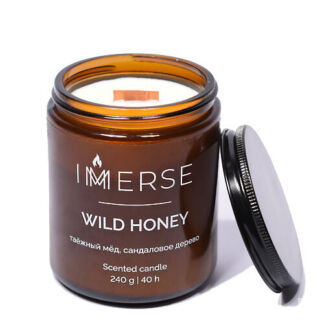 IMMERSE Ароматическая свеча WILD HONEY